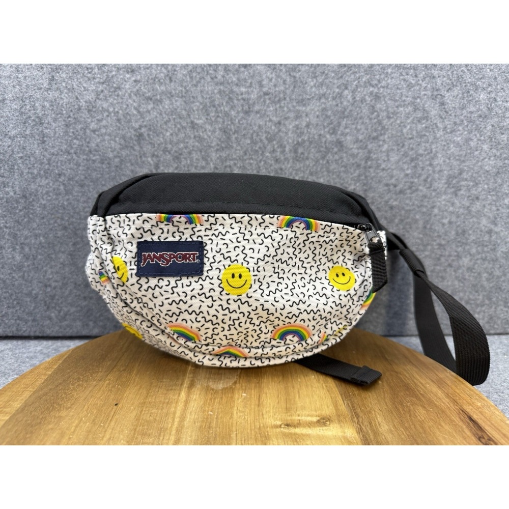 Jansport‎ Fannypack Rainbows Smiley Faces